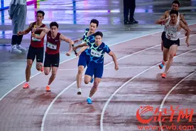 38秒50！男子4x100米接力联合队夺冠，苏炳添收获全运第二金图片