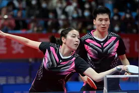 乒乓球——混合双打：孙闻/钱天一获铜牌图片