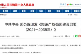 知识产权强国建设纲要出炉：完善与知产相关的反垄断领域立法图片