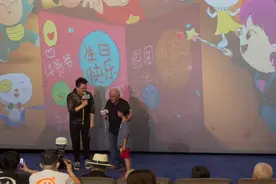 《大耳朵图图》电影上海首映，老艺术家牛犇看完后开心得像个孩子图片
