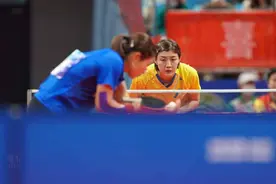 刘诗雯3-1战胜陈梦，获全运会乒乓球女单铜牌图片