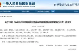 财政部等五部门联合发文：加强中央生态环保转移支付资金管理图片