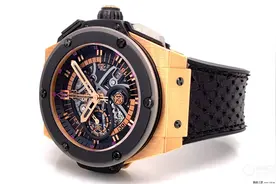 估价超过650万元 Hublot宇舶表王者至尊“黑曼巴”玫瑰金腕表亮相拍卖市场图片