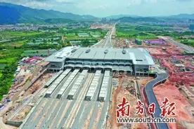 惠州高铁枢纽站呼之欲出图片