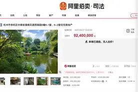 杭州“最贵法拍房”降价2310万元二拍，仍因无人出价流拍图片