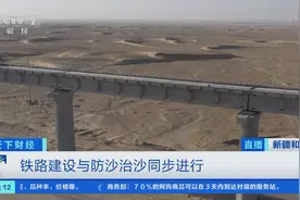 结束不通火车历史！世界首条沙漠环线铁路正式闭合图片