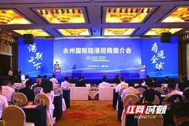 永州国际陆港招商推介会成功举行 现场签约24个相关项目图片
