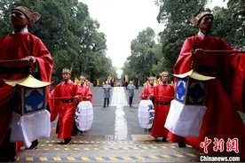 辛丑年祭孔大典在曲阜举行 纪念孔子诞辰2572周年图片