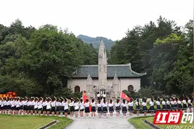 缅怀先烈 强国有我！南岳区少先队员开展公祭活动图片