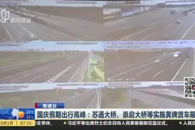 国庆假期出行高峰：苏通大桥、崇启大桥等实施黄牌货车限行视频封面