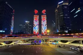 双子塔下 成都又多了一条网红步行街图片
