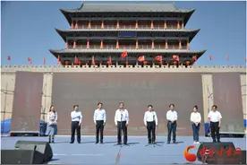 武威市“迎国庆·颂党恩”非物质文化遗产保护成果展演暨“第十届民族民间文艺大奖赛”开幕图片
