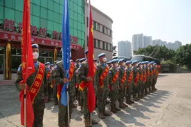 ​国庆出征！中国第25批维和部队奔赴刚果（金）图片