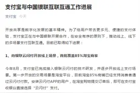 支付宝大动作！85%的淘宝商铺支持用它付款图片