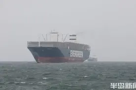 它来了，它来了！曾造成苏伊士运河世纪大堵塞的“长赐”轮开抵青岛维修（附高清特写）图片
