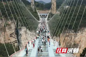 张家界大峡谷景区：国庆假期乐享户外运动图片