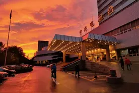 唯美！北京又见治愈系晚霞，错过的看过来→图片