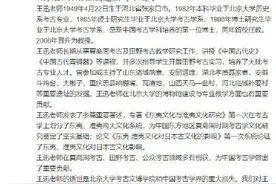 新中国第一位考古学博士王迅去世，曾在饭店“摆鸡骨”走红网络图片