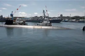 南海撞上“不明物体”后，美国顶级核潜艇紧急返回关岛基地，活动轨迹曝光图片