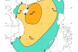 海南发布海浪黄色预警和风暴潮蓝色预警图片