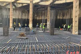“打包收纳”初期雨水及污水，湖滨花园调蓄池主体工程年底完工图片