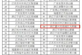 喜讯！南湖区大桥镇荣列2021全国千强镇前百强图片
