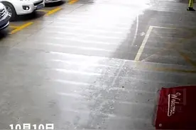 南宁一小区外墙脱落砸损多车，幸无人员伤亡图片
