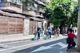 刷爆屏！大湾区的哥哥现身广州，骑共享单车去买菜图片