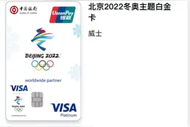 冬奥会主题信用卡产品上线图片