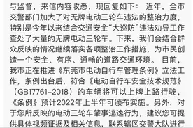 东莞电动车要上牌上路？官方最新回应来了！图片