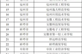 安徽省71所中职学校被评首批“合格”图片
