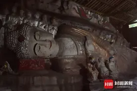 探访四川乐至睏佛寺：北宋卧佛最为著名 传说还与乐山大佛有关系｜川渝秘境图片