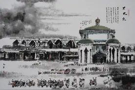 在甘肃博物馆邂逅画家陈航的30年西行漫记图片