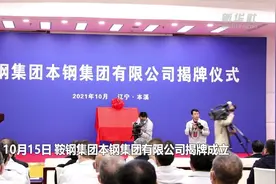 鞍钢集团本钢集团有限公司正式挂牌图片