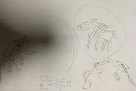 这画的啥！看到儿子的草稿纸，杭州爸爸气到手抖！资深数学老师这样说图片