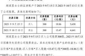 上市公司董事女儿也被“割韭菜”！“神操作”不仅没赚，还倒亏18%图片