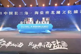今天，2021中国长三角•海盐南北湖文化旅游节开幕，集中签约20个项目，计划总投资185.1亿元图片