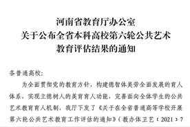 郑州西亚斯学院在河南省本科高校第六轮公共艺术教育评估中被评为一类院校图片