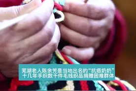 五彩毛线编织党员“初心”芜湖“抗癌奶奶”过世 生前采访让人泪目图片