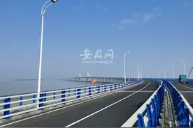 淮南市寿县瓦埠湖大桥今日正式通车图片