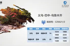 本月底！义乌机场可直飞…图片