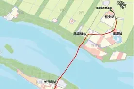 上海轨交崇明线建设有了新进展，线路可与12号线、9号线换乘图片