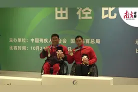 残特奥会｜用轮椅“奔跑”粤健儿张亚四夺男子100米T53级冠军图片