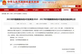 2021年中国美丽休闲乡村名单公示 福建8村入选图片