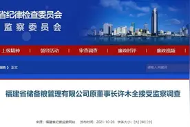 福建省储备粮管理有限公司原董事长许木全被查图片