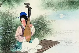女生在课上演绎《琵琶行》，网友：早这样我能背不会？图片