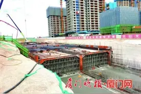 厦门滨海东大道下穿隧道主体11月将贯通 改造工程完工后将实现道路主线无红绿灯图片