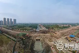 双向10车道！荆州最宽城市主干道明年建成图片
