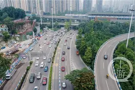 四公里立交潮汐车道启用，上内环更快了图片