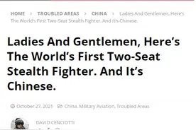 枢密院十号：“女士们先生们，全球第一架双座隐形战斗机，中国制造。”图片